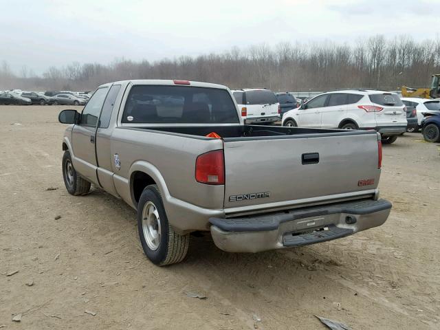 1GTCS195218191810 - 2001 GMC SONOMA BEIGE photo 3