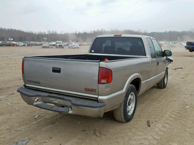 1GTCS195218191810 - 2001 GMC SONOMA BEIGE photo 4