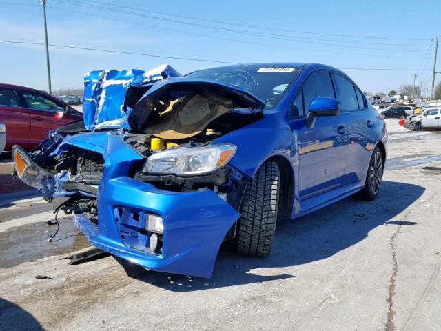 JF1VA1E61H9800373 - 2017 SUBARU WRX PREMIU BLUE photo 2