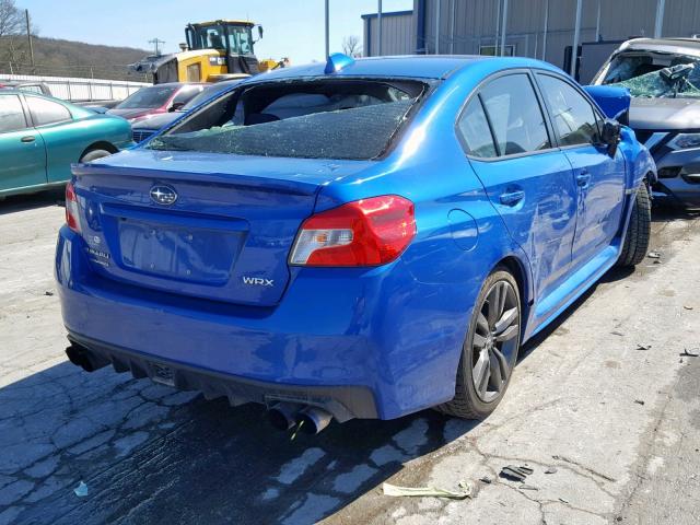 JF1VA1E61H9800373 - 2017 SUBARU WRX PREMIU BLUE photo 4