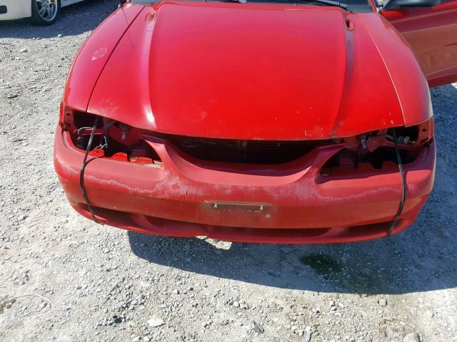 1FAFP42X0WF200265 - 1998 FORD MUSTANG GT RED photo 9