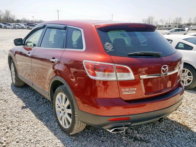 JM3TB38A280157814 - 2008 MAZDA CX-9 BURGUNDY photo 3