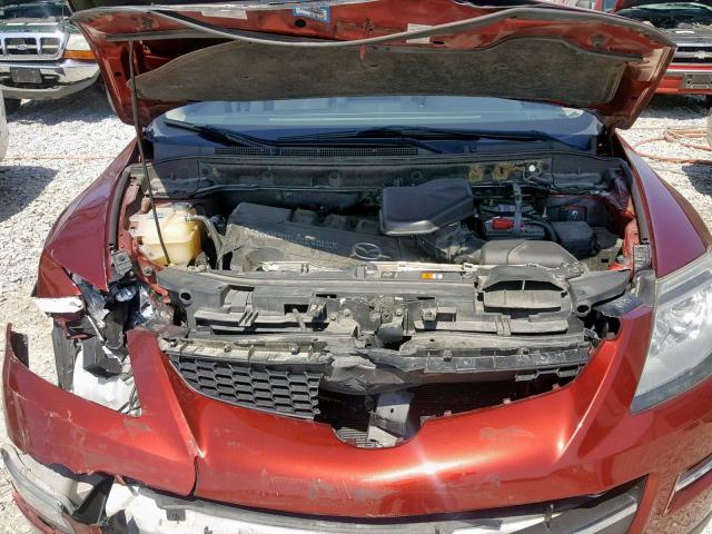 JM3TB38A280157814 - 2008 MAZDA CX-9 BURGUNDY photo 7