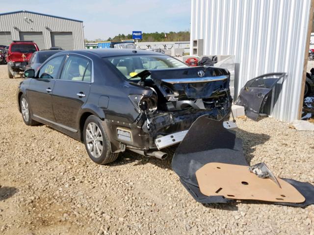 4T1BK3DB0CU459778 - 2012 TOYOTA AVALON BAS BLACK photo 3