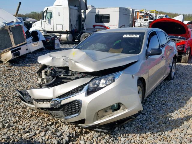 1G11B5SL2EF173163 - 2014 CHEVROLET MALIBU LS SILVER photo 2