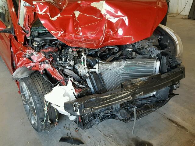 KMHDH6AH5EU029264 - 2014 HYUNDAI ELANTRA CO RED photo 9