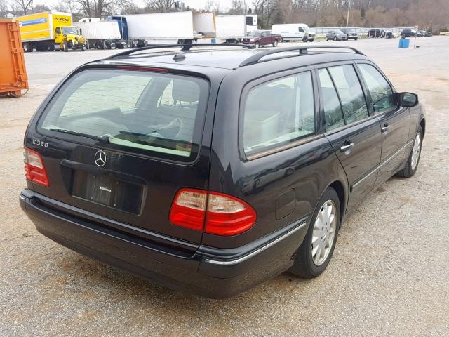 WDBJH65J01B335099 - 2001 MERCEDES-BENZ E 320 BLACK photo 4