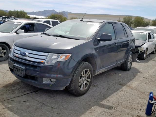 2FMDK38C17BA54116 - 2007 FORD EDGE SEL GRAY photo 2