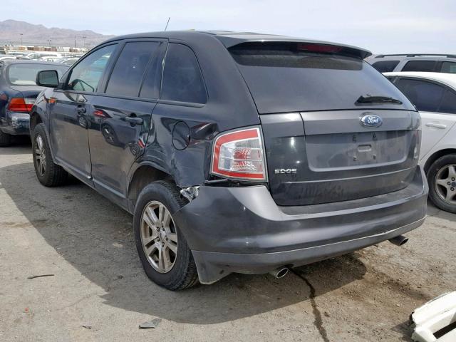 2FMDK38C17BA54116 - 2007 FORD EDGE SEL GRAY photo 3