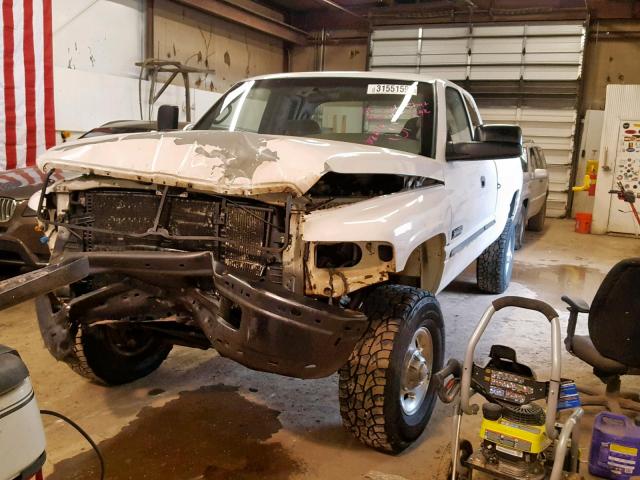 3B7KF236X1G188610 - 2001 DODGE RAM 2500 WHITE photo 2