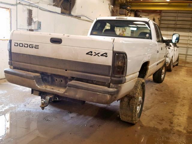 3B7KF236X1G188610 - 2001 DODGE RAM 2500 WHITE photo 4