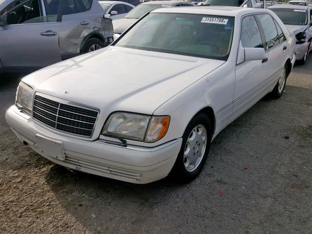 WDBGA51E3SA270855 - 1995 MERCEDES-BENZ S 500 WHITE photo 2