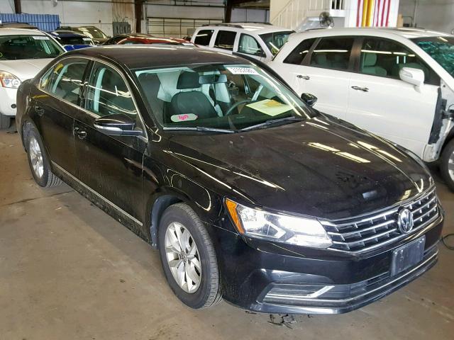 1VWAT7A35GC055109 - 2016 VOLKSWAGEN PASSAT S BLACK photo 1