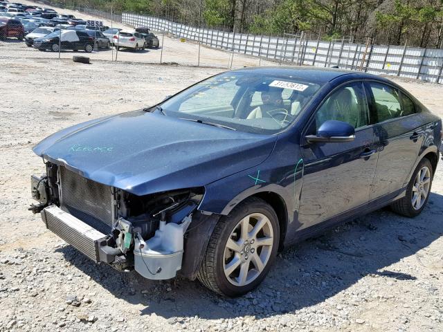 YV140MFJXF1356512 - 2015 VOLVO S60 BLUE photo 2