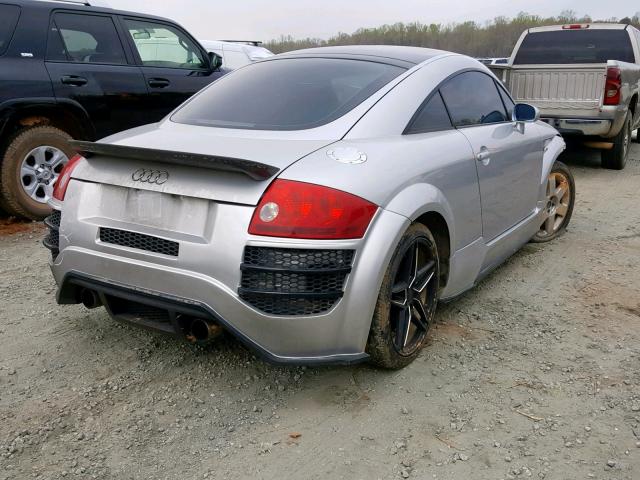 TRUWT28N521001306 - 2002 AUDI TT QUATTRO SILVER photo 4