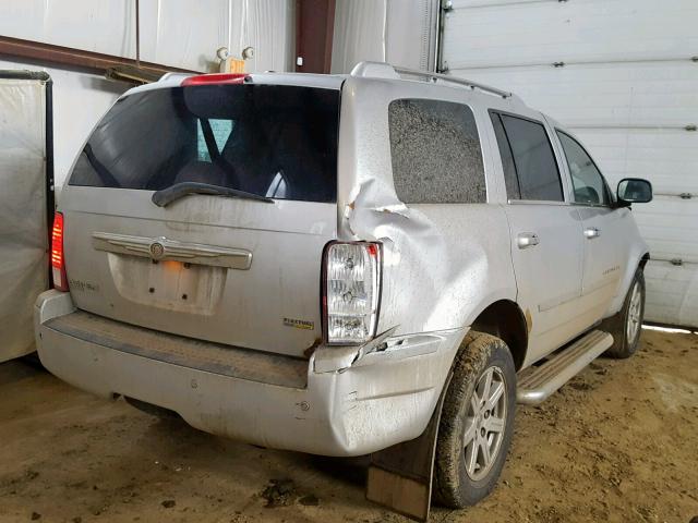 1A8HW58NX8F117598 - 2008 CHRYSLER ASPEN LIMI SILVER photo 4