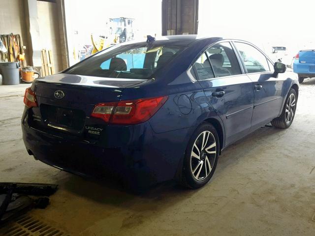 4S3BNAS68H3065027 - 2017 SUBARU LEGACY SPO BLUE photo 4