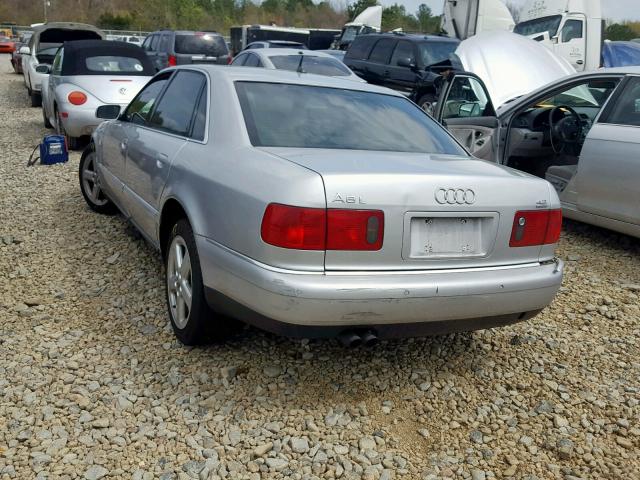 WAUML44D83N000989 - 2003 AUDI A8 L QUATT GRAY photo 3