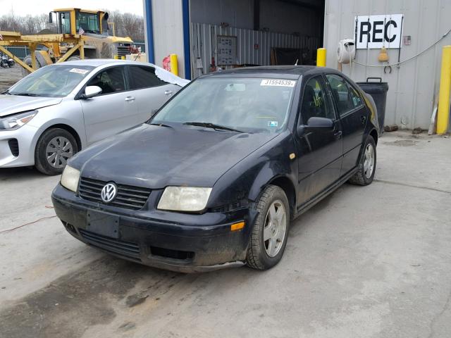 3VWSC29M2XM030459 - 1999 VOLKSWAGEN JETTA GLS BLACK photo 2