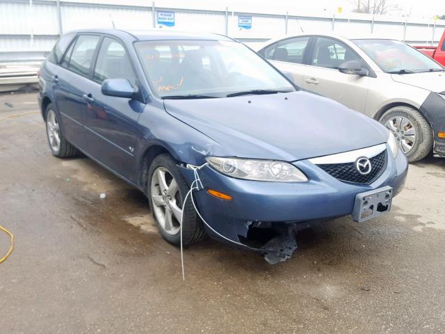 1YVFP82D845N62526 - 2004 MAZDA 6 S BLUE photo 1