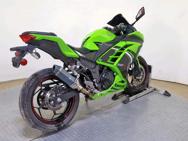 JKAEX8B17EA001468 - 2014 KAWASAKI EX300 B GREEN photo 8