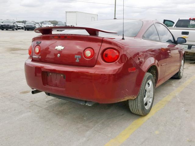 1G1AL18FX87139266 - 2008 CHEVROLET COBALT LT RED photo 4