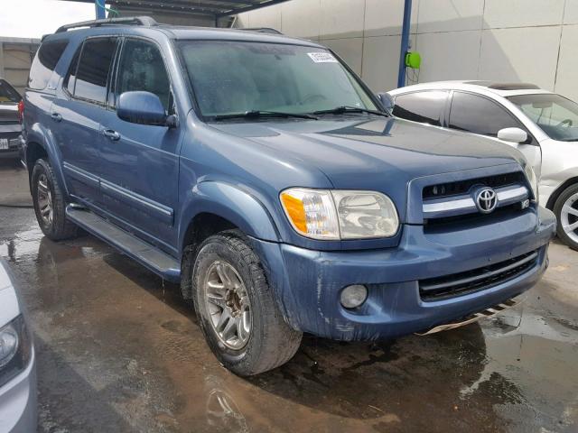 5TDZT38A56S280680 - 2006 TOYOTA SEQUOIA LI BLUE photo 1