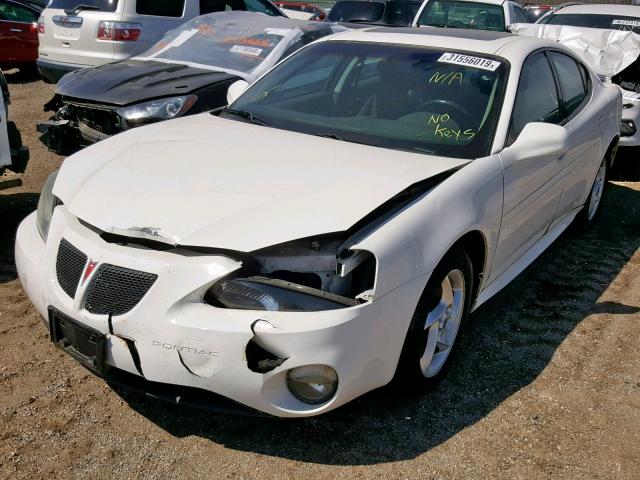 2G2WR524641360434 - 2004 PONTIAC GRAND PRIX WHITE photo 2