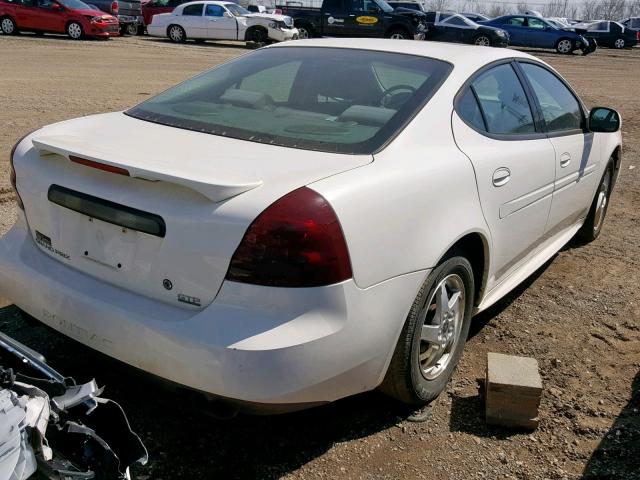 2G2WR524641360434 - 2004 PONTIAC GRAND PRIX WHITE photo 4