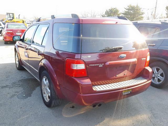 1FMZK06185GA54688 - 2005 FORD FREESTYLE BURGUNDY photo 3