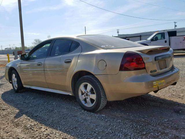 2G2WP522851341356 - 2005 PONTIAC GRAND PRIX GOLD photo 3