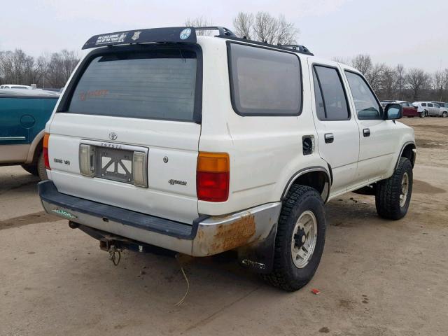 JT3VN39W8P0113127 - 1993 TOYOTA 4RUNNER VN WHITE photo 4