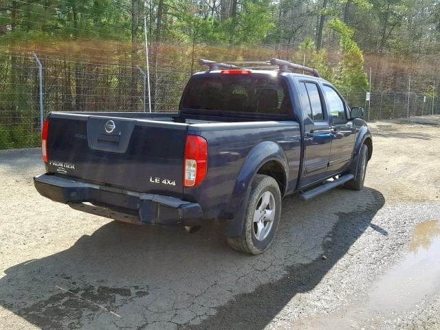 1N6AD09W67C416611 - 2007 NISSAN FRONTIER C BLACK photo 4