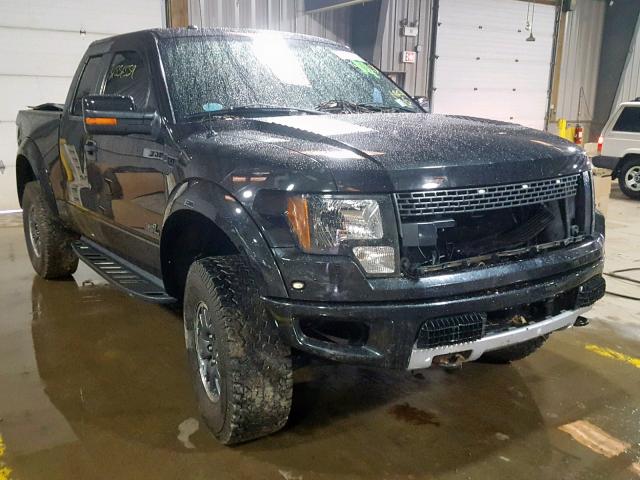 1FTEX1R64BFB28000 - 2011 FORD F150 SVT R BLACK photo 1