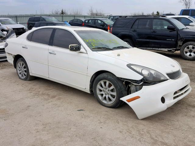 JTHBF30G520035057 - 2002 LEXUS ES 300 WHITE photo 1