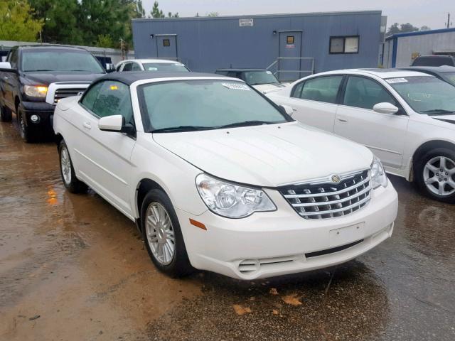 1C3LC55R78N249973 - 2008 CHRYSLER SEBRING TO WHITE photo 1