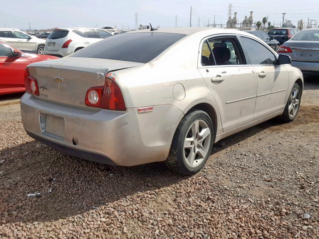 1G1ZG57B094159090 - 2009 CHEVROLET MALIBU LS BROWN photo 4