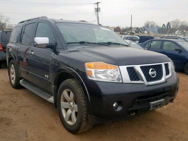 5N1AA08C88N621626 - 2008 NISSAN ARMADA SE BLACK photo 1