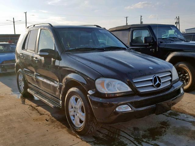 4JGAB57E15A517236 - 2005 MERCEDES-BENZ ML 350 BLACK photo 1