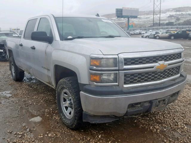 3GCUKPEC8EG180712 - 2014 CHEVROLET SILVERADO SILVER photo 1