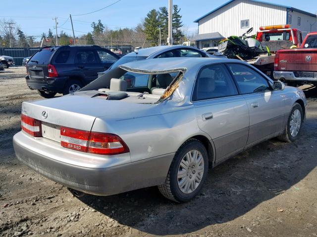 JT8BF28G315104778 - 2001 LEXUS ES 300 SILVER photo 4