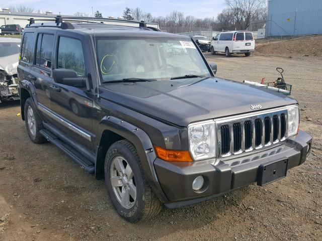 1J8HG582X6C123483 - 2006 JEEP COMMANDER GRAY photo 1