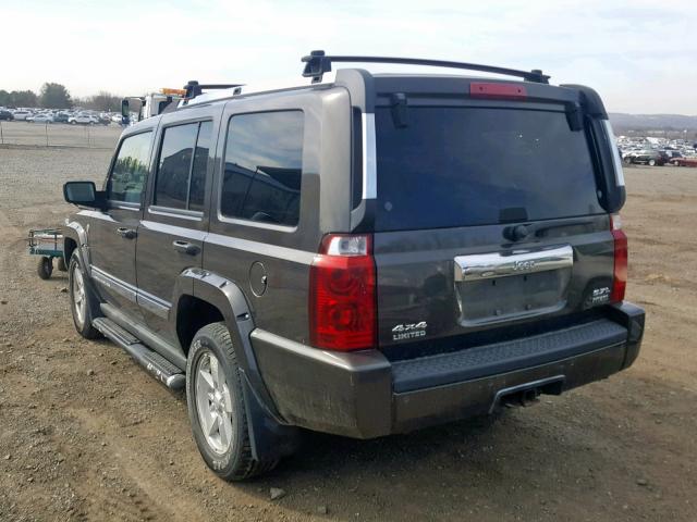 1J8HG582X6C123483 - 2006 JEEP COMMANDER GRAY photo 3