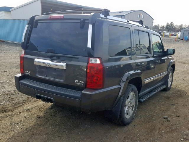 1J8HG582X6C123483 - 2006 JEEP COMMANDER GRAY photo 4