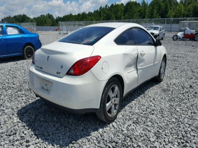 1G2ZH158064168795 - 2006 PONTIAC G6 GT WHITE photo 4