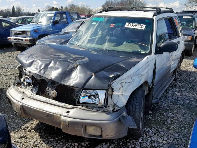 JF1SF6551WH759304 - 1998 SUBARU FORESTER S WHITE photo 2