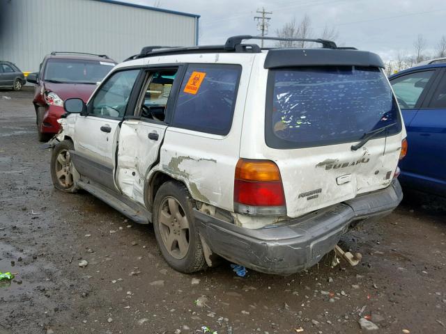JF1SF6551WH759304 - 1998 SUBARU FORESTER S WHITE photo 3