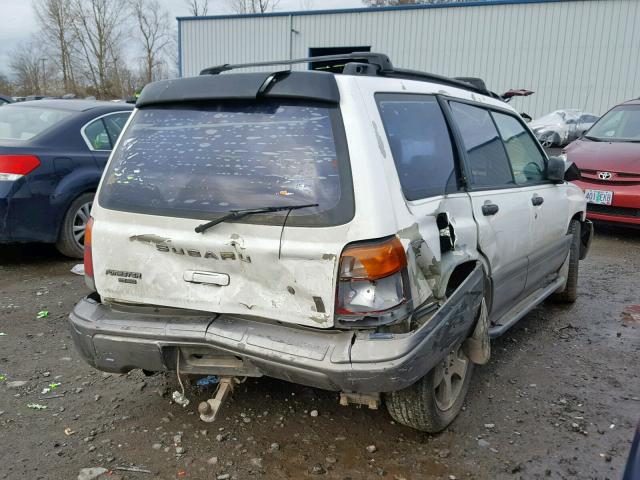 JF1SF6551WH759304 - 1998 SUBARU FORESTER S WHITE photo 4