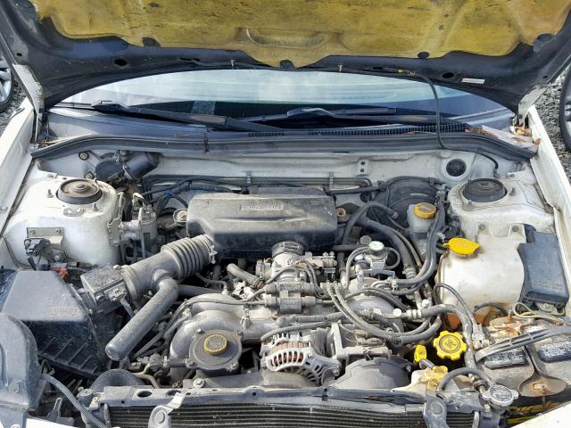 JF1SF6551WH759304 - 1998 SUBARU FORESTER S WHITE photo 7