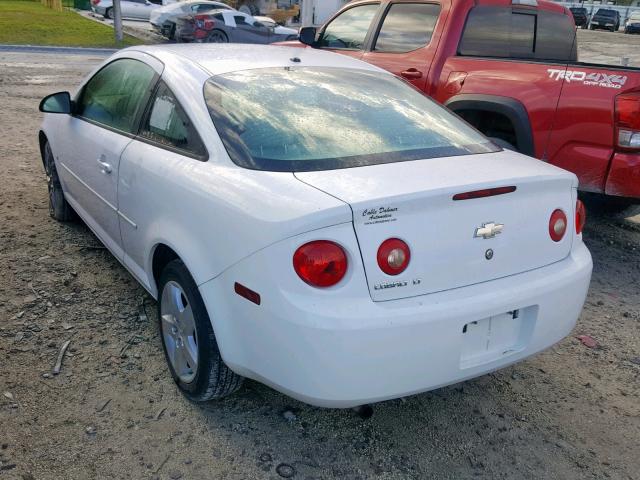 1G1AL15F877322975 - 2007 CHEVROLET COBALT LT WHITE photo 3